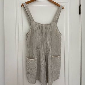 Urban Outfitters pin stripe romper